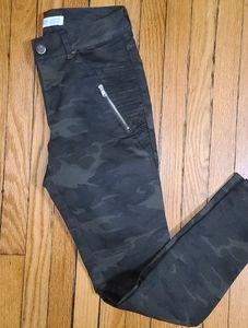 Camo moto pants